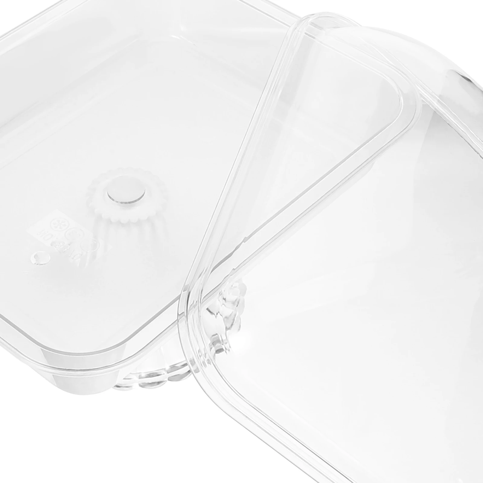 

1 set 1 Set Transparent Cake Display Stand With Dome Reusable Glass Dessert Tray Storage Plate Party Wedding Birthday Christmas