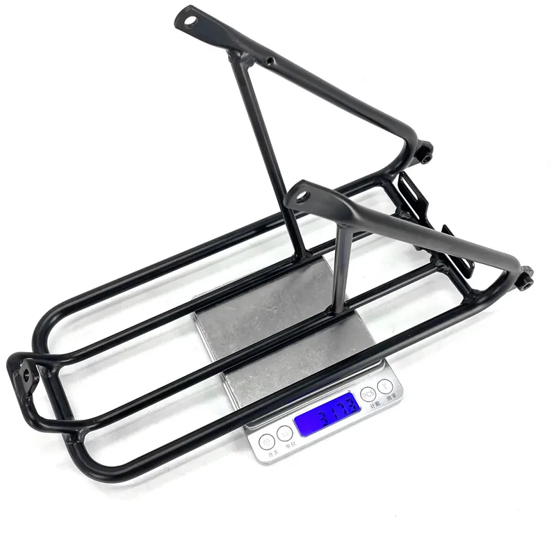 Litepro-Alumínio Alloy Folding bicicleta traseira Racks, Bagageiro de bicicleta, carga traseira Rack, Brompton, padrão