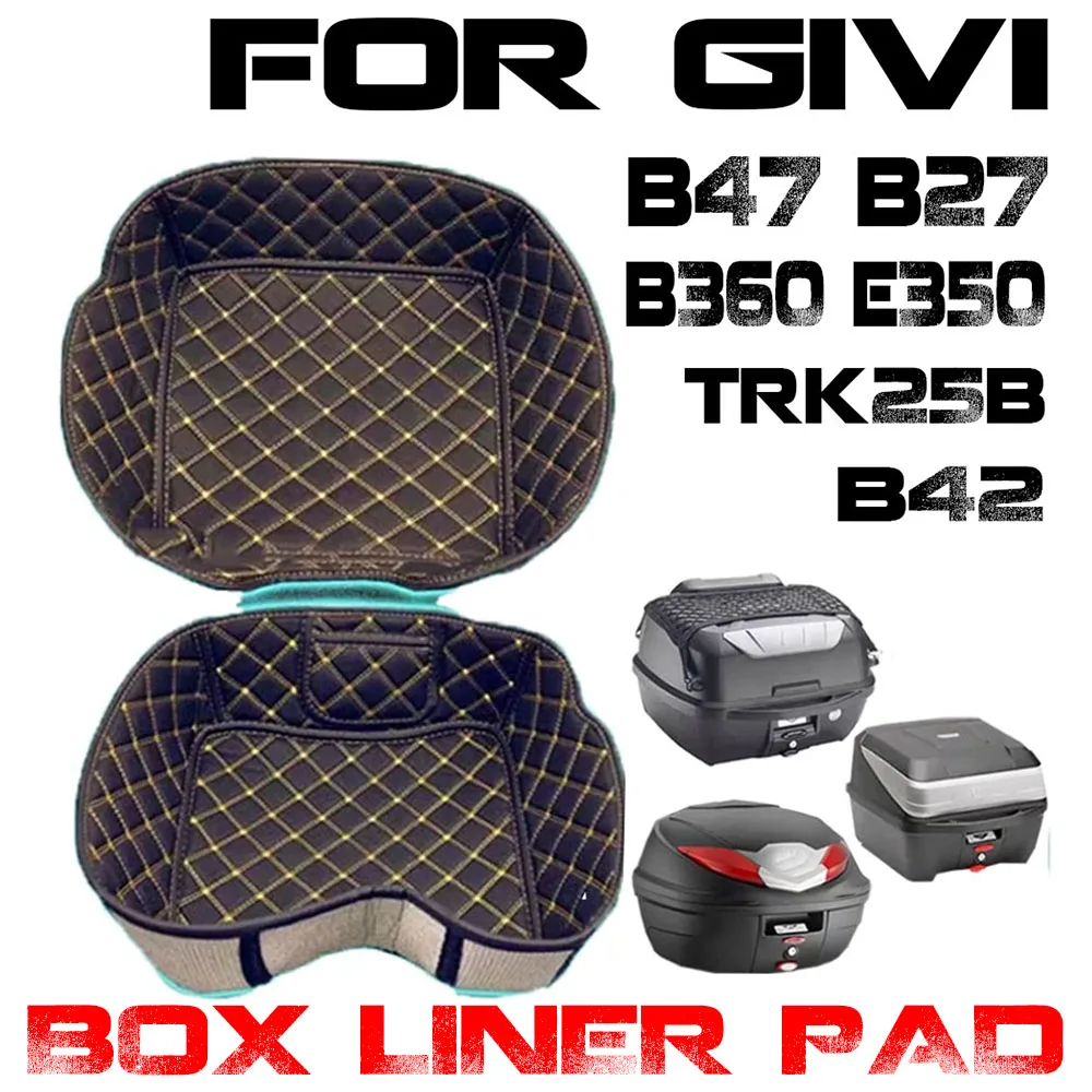 Motorcycle Portable Inner Liner Pads Lining Protector For GIVI B47 B42 B27 B360 TRK52B E350 Rear Seat Trunk Bag