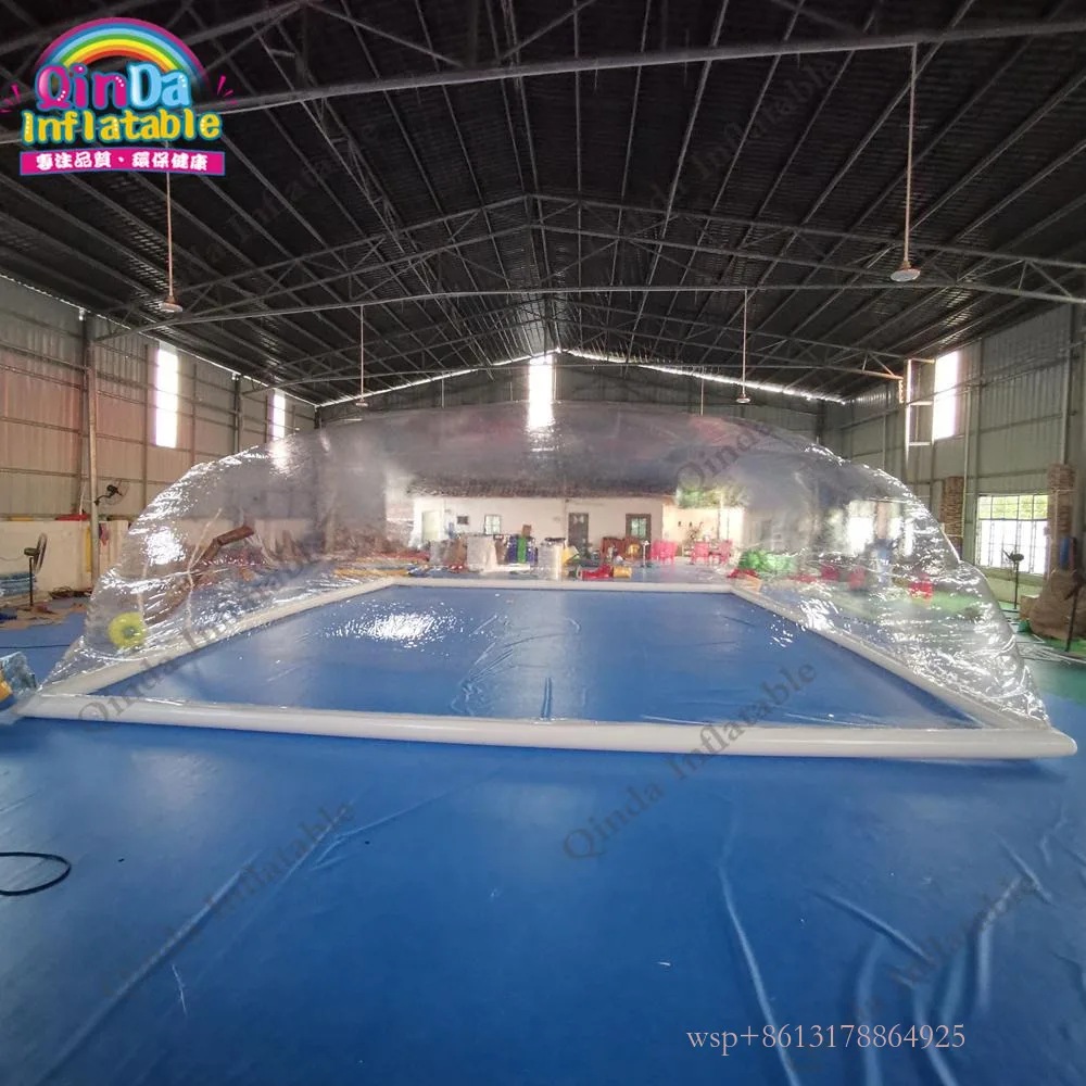 Price Factory Inflatable Swimming Pool Cover Tent Inflatable Pool Dome Tent For Winner Use