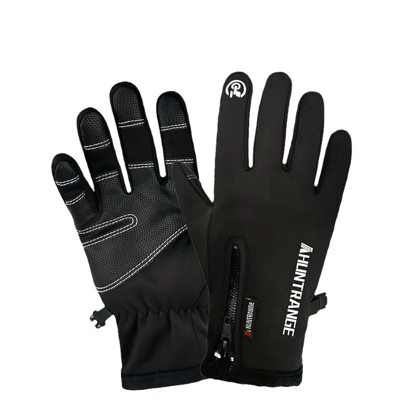 USBB-Gants d'équitation à doigts complets pour hommes et femmes, écran tactile, chauffage extérieur, ski, coordonnants, chauds, coupe-vent, gants de sport en velours