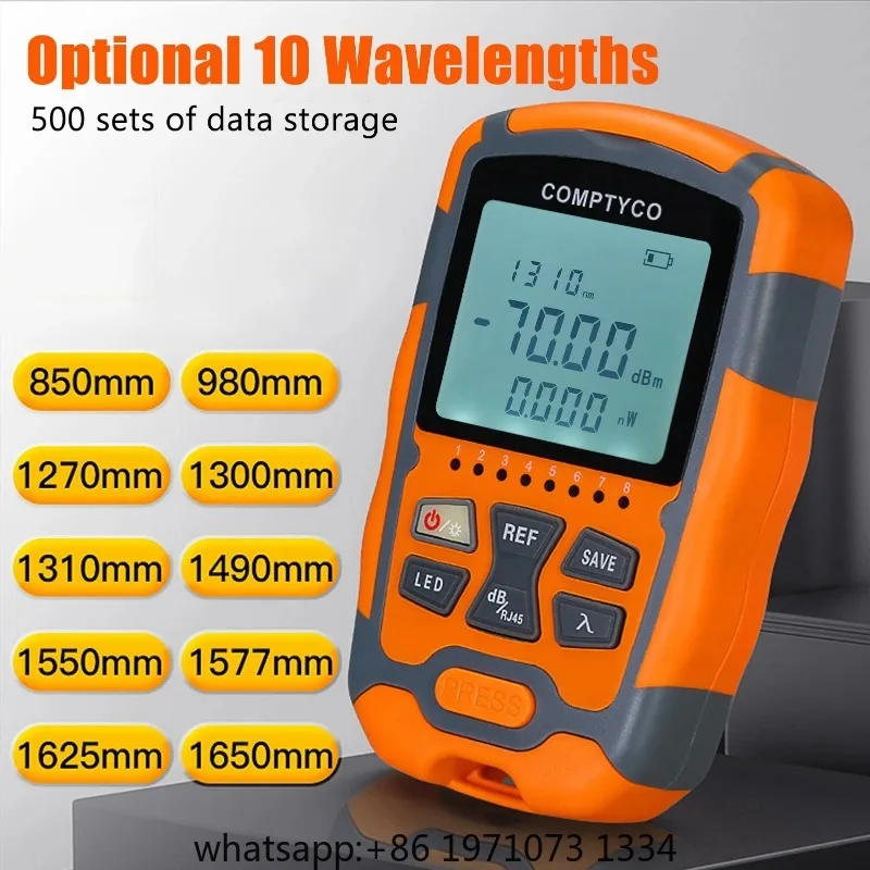 Portable Mini Optical Power Meter & Cable Tester with LED