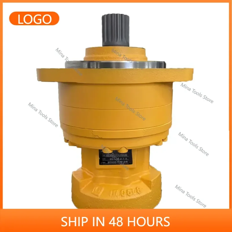 High Torque MSE05 Single-Speed Hydraulic Radial Piston Shaft Motor with Brake Large Displacement High Performance