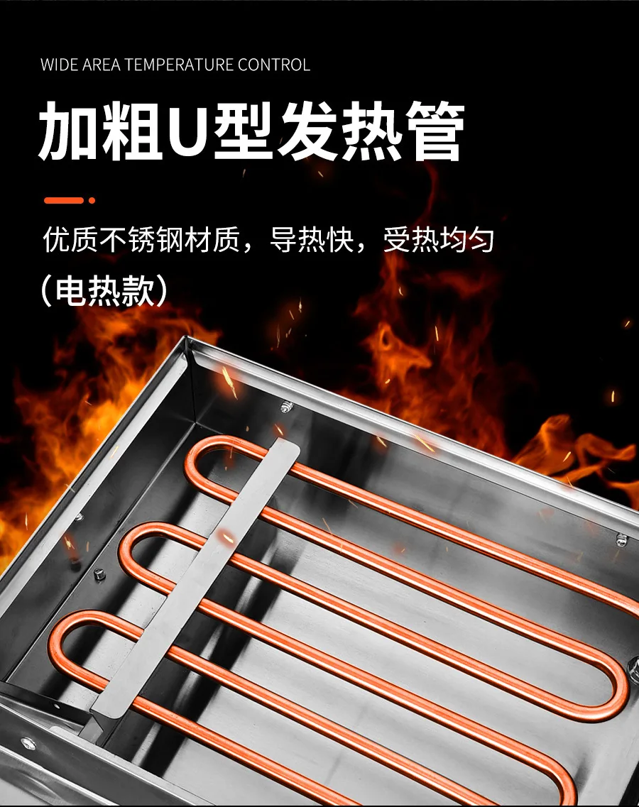 Nieuwe zetmeelworstgrillmachine, plug-in elektrische worstgrillmachine