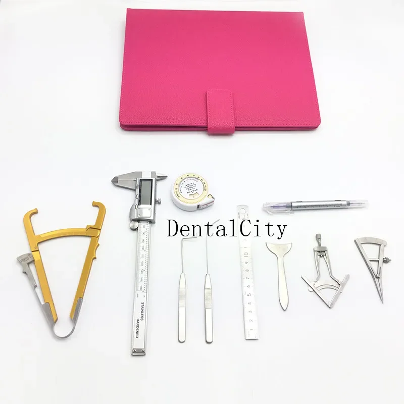 Doppia palpebra Designer Regolazione degli occhi Fat Nose Orizzontale Baco da seta Misura Clip per il piede Strumenti per palpebre