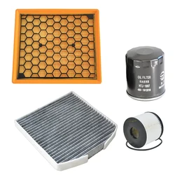 4PCS/SET Car Air Filter Cabin Filter Fuel Oil Filter Set For SAIC MAXUS T70 2.0TDI-DIESEL 2018-2023 55560894 115150 480-1012010