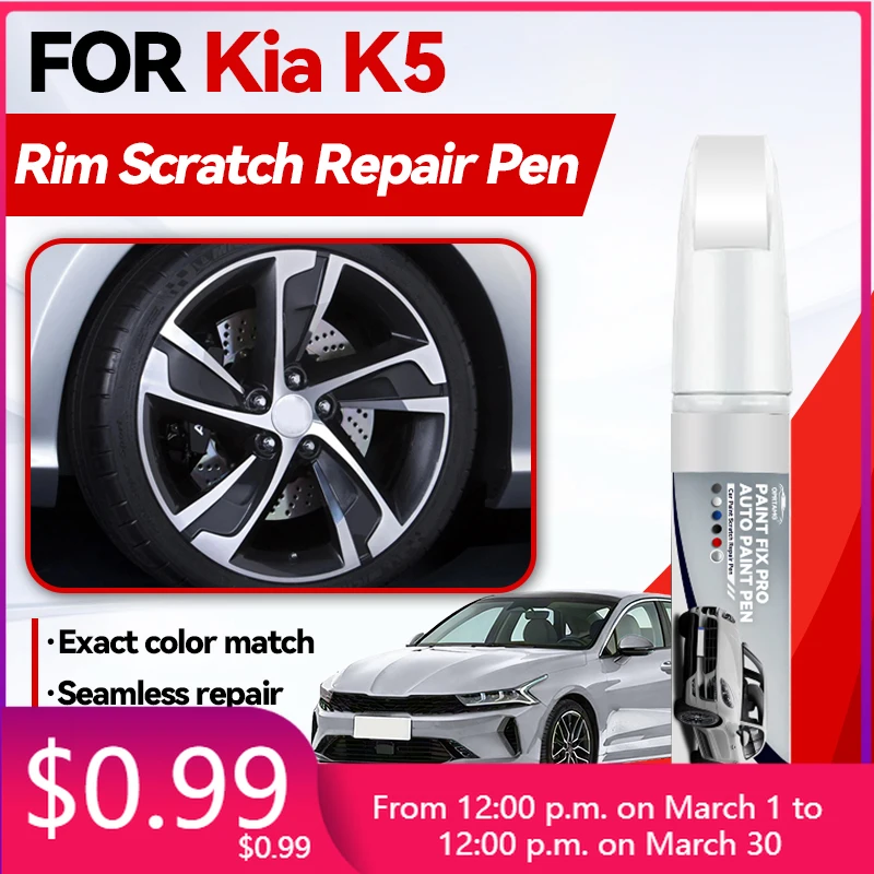 

Автомобильные аксессуары для Kia K5 2020-2025 DL3: Карандаш для ремонта лакокрасочного покрытия, средство для удаления царапин, DIY автоаксессуары, черный, белый, серый