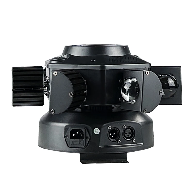 LED 10X10W RGBW 6 Moving Head Beam Light DMX-gesteuert mit RG-Laser-Stroboskop-Effekt für Disco, Musik, Tanz, Bar und Party