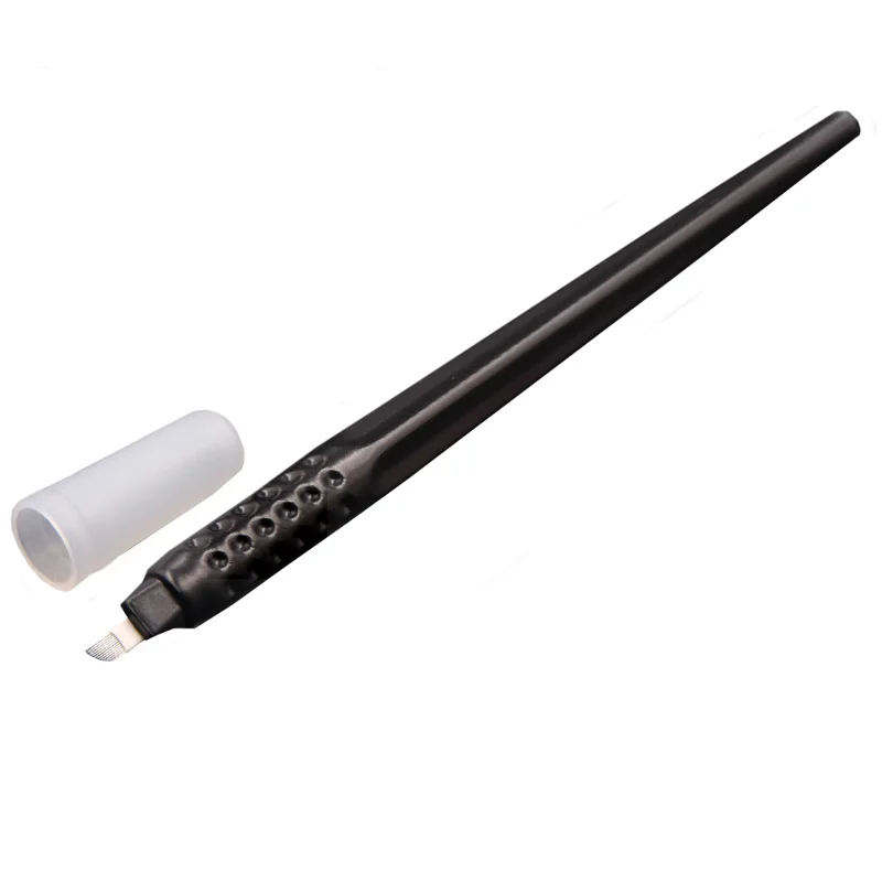 5/10PCS Permanent Makeup Eyebrow Microblading Pen 18U Pins 0.15/0.18MM Tebori Blades Disposable Tattoo Pen For 3D Nano Brows