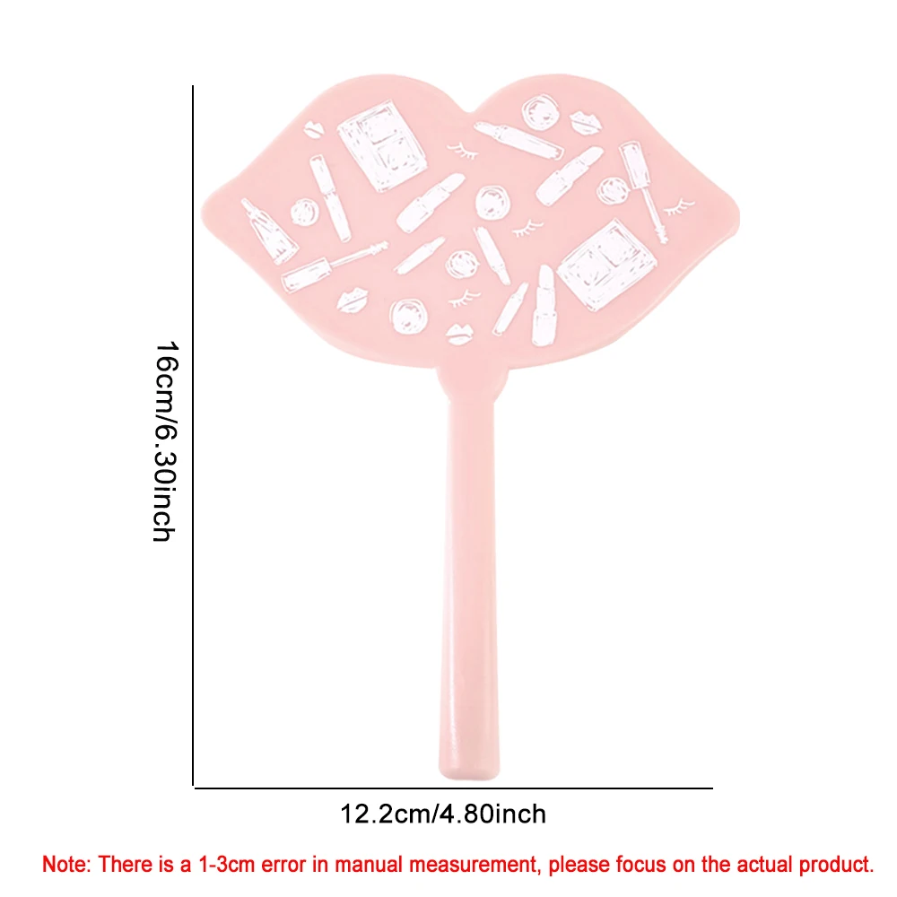 1pc specchio per trucco portatile specchio per estensione ciglia portatile per donne e ragazze viso piccoli specchi strumento da tavolo di bellezza