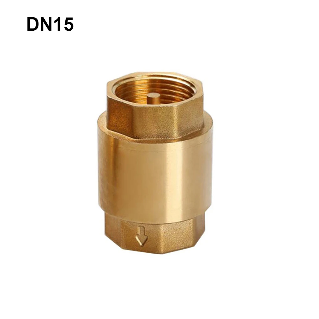 Spring Check Valve Non-return Cap Replaced Part Universal Widely Applicable Factory Practical In-Line Valves DN15