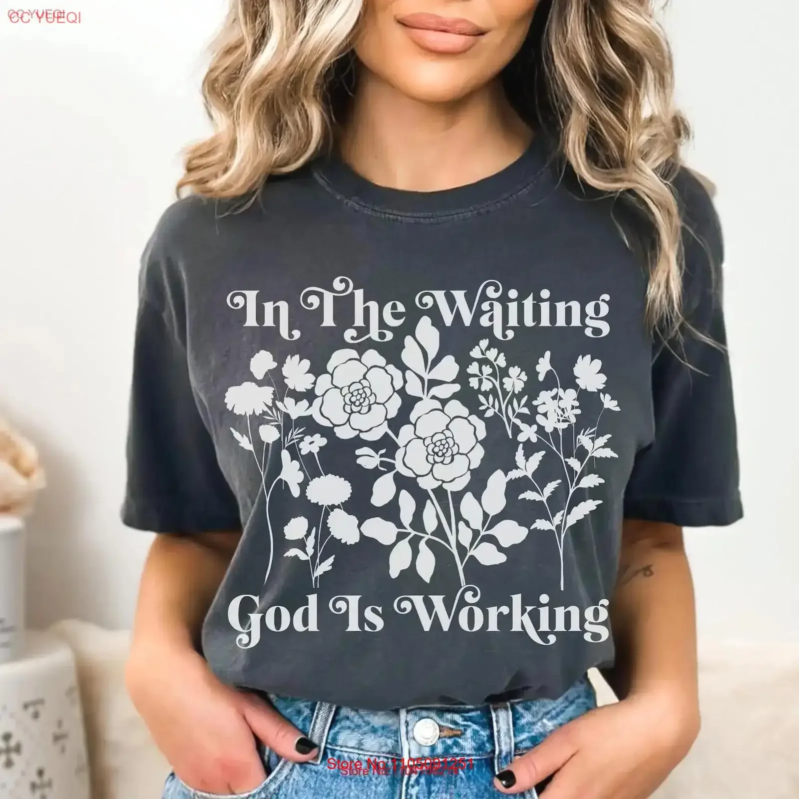 

Boho Christian T Shirt Vintage Faith Based for Women Comfort Color Jesus Apparel Trendy Aesthetic Bible Verse Worship Top
