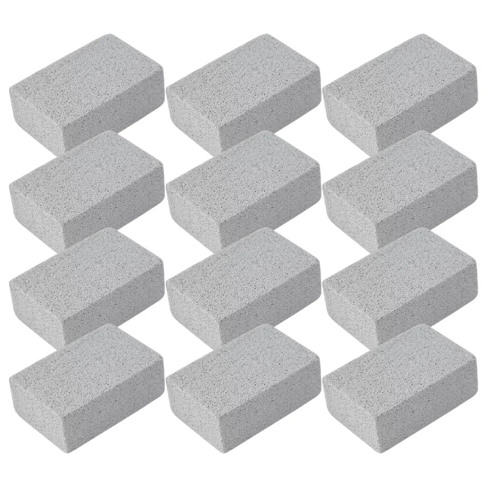 BBQ Cleaning Stones - Effortlessly Remove Grease & Stains Safely Cleaning Stone BBQ Cleaning Brick Small Grey