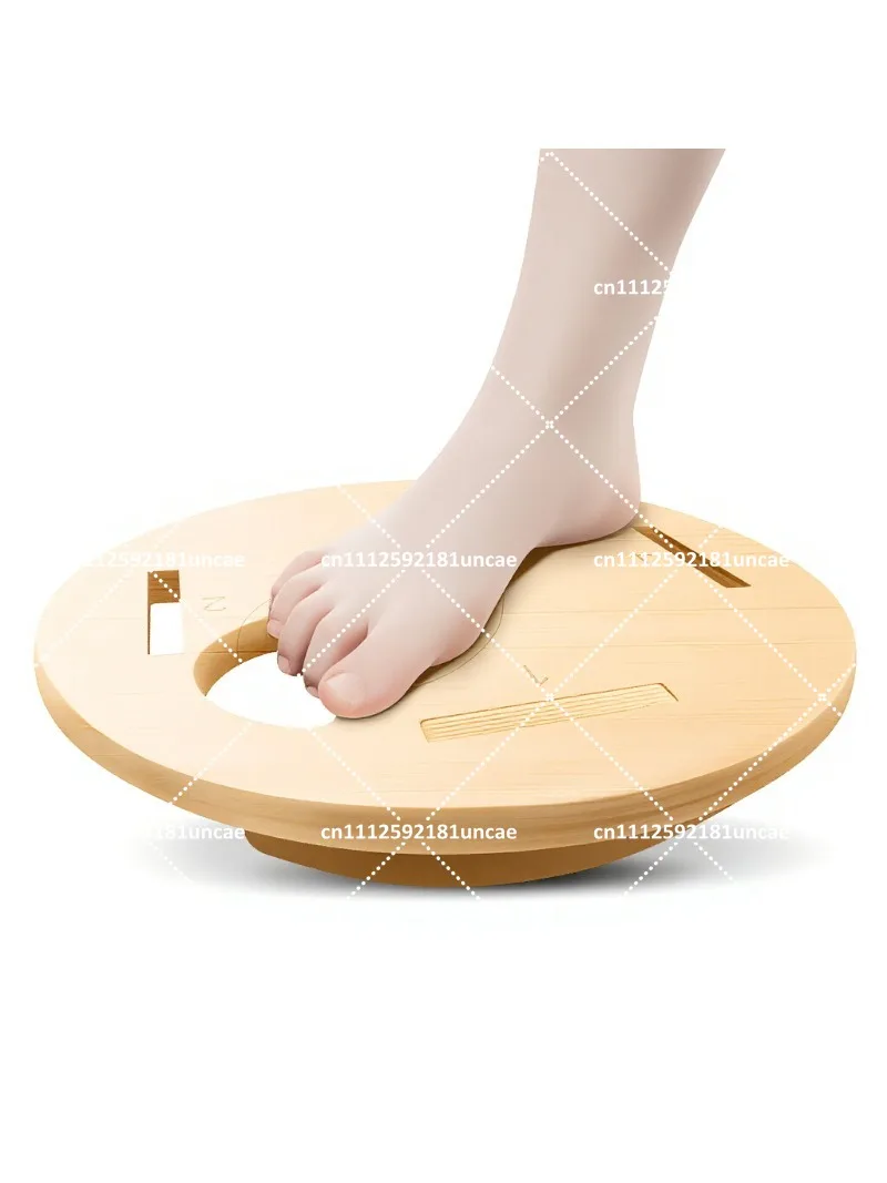 Wooden Balance Board for Core Strength Training, Yoga Foot Stability & Dynamic Workout