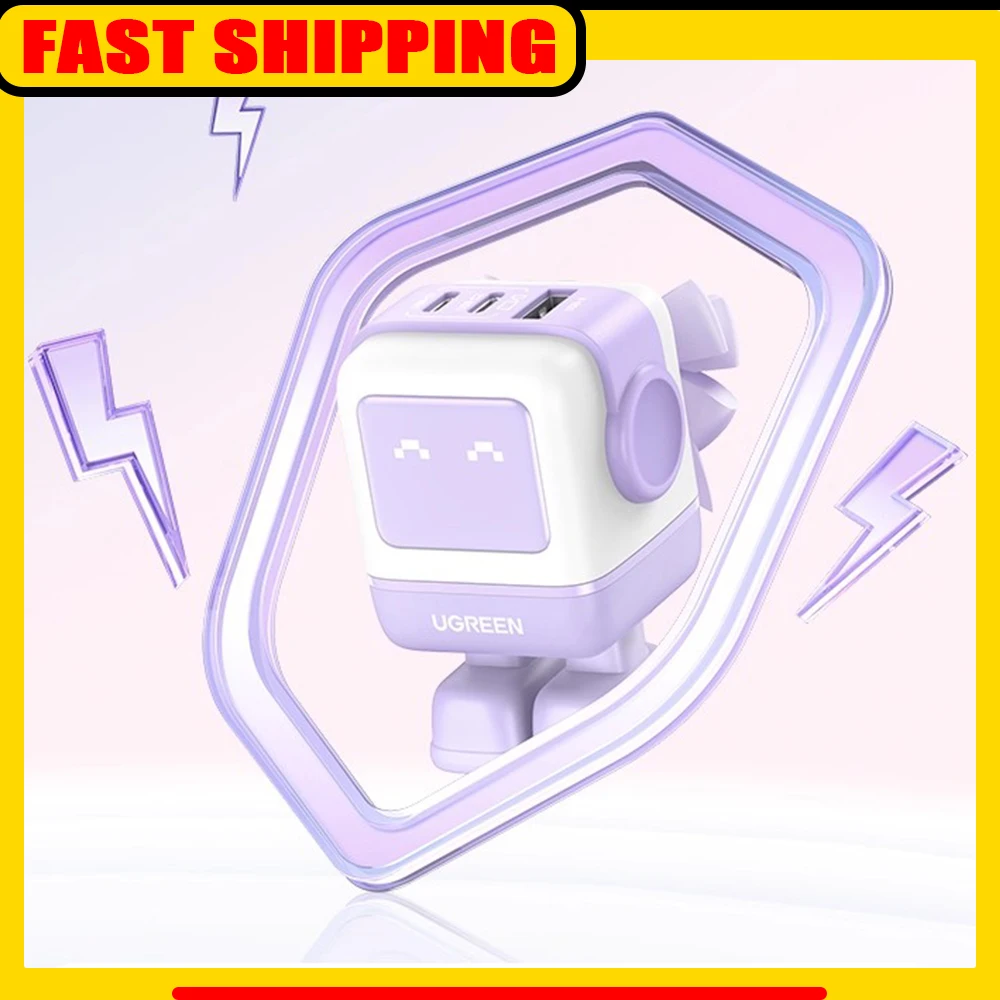 

Ugreen Q Pai Charger Fast Charging 30W/65W Gallium Nitride Charger Phone Charger for IPhone17 Huawei Notebook Gifts