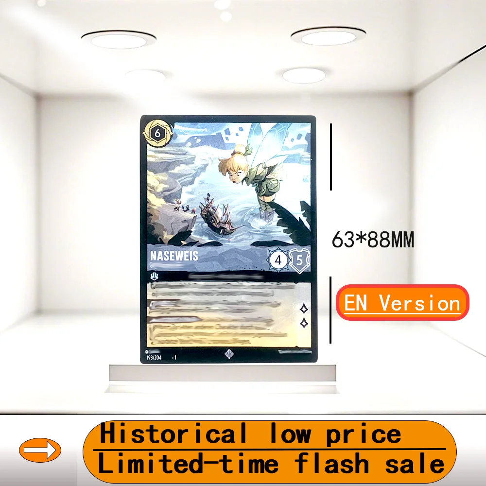 

Englishversion Lorcana Proxy Chapte 1 STITCH,MALEFICENT,MALEFIZ,ELSA,BELLE TCG Game Cards