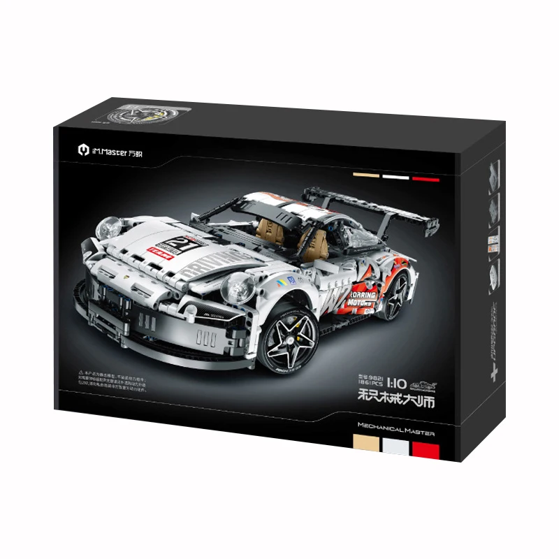 IN STOCK 9821 1861PCS MOC Idea 2IN1 Technical Sports Car Building Blocks Model Combat Aircraft Bricks Children\'s Toys Gift Set