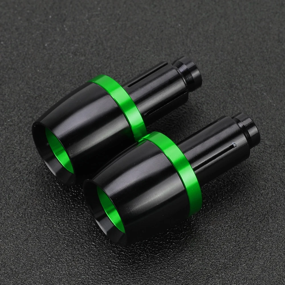 

For Kawasaki Ninja ER-6N Universal Handlebar Grips Bar Ends Cap Counterweight Plug Slide 2006-2023 2022 2021 2020 ER6N ER 6N