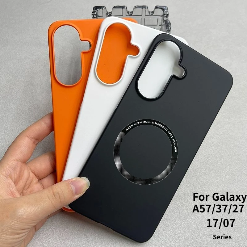 Minimalismus Ultra Slim Enhance PC-Gehäuse für Samsung Galaxy A57/37/27/17/07 A56/36/26/16/06 Magnetische, hautfreundliche, stoßfeste Abdeckung