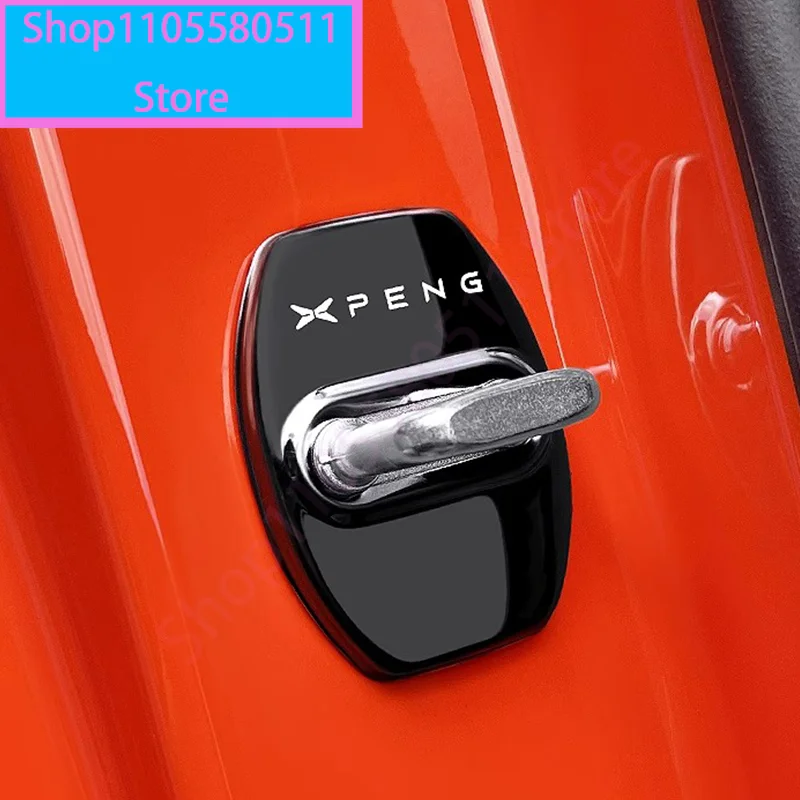 For Xpeng G6 2025-2026 Door Lock Protection Cover Stainless Steel Door Buckle Rust Prevention Automobile Modification Supplies