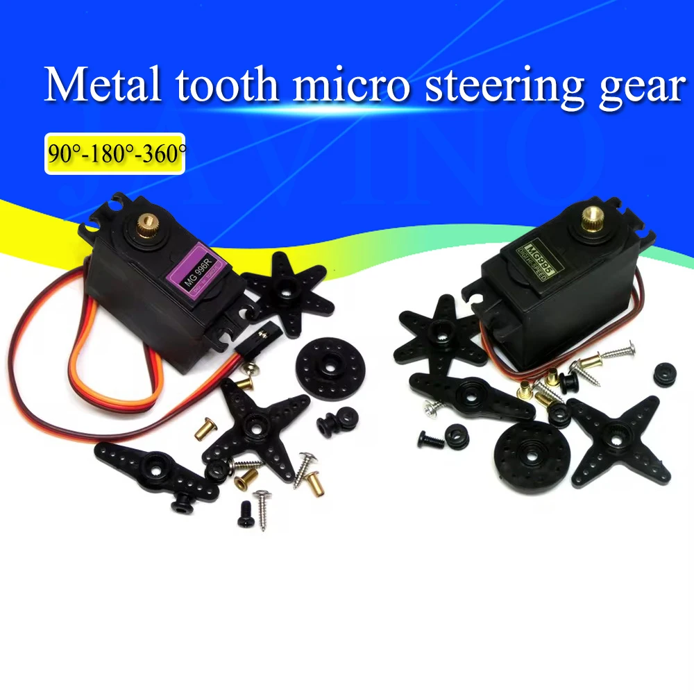 13KG 15KG Servos Digital MG995 MG996R Servo Plastics/Metal Gear for JR Car RC Model Helicopter Boat Arduino DIY