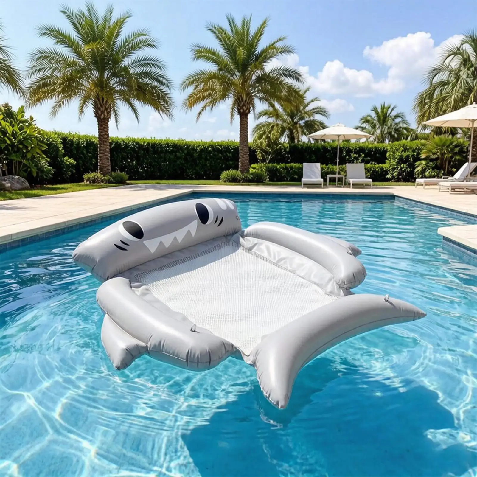 

Inflatable Pool Lounger Folding Fun Animal Blow Up Inflatable Floating Rafts For Outdoor Beach Lake Water Park Yard Garden Pond