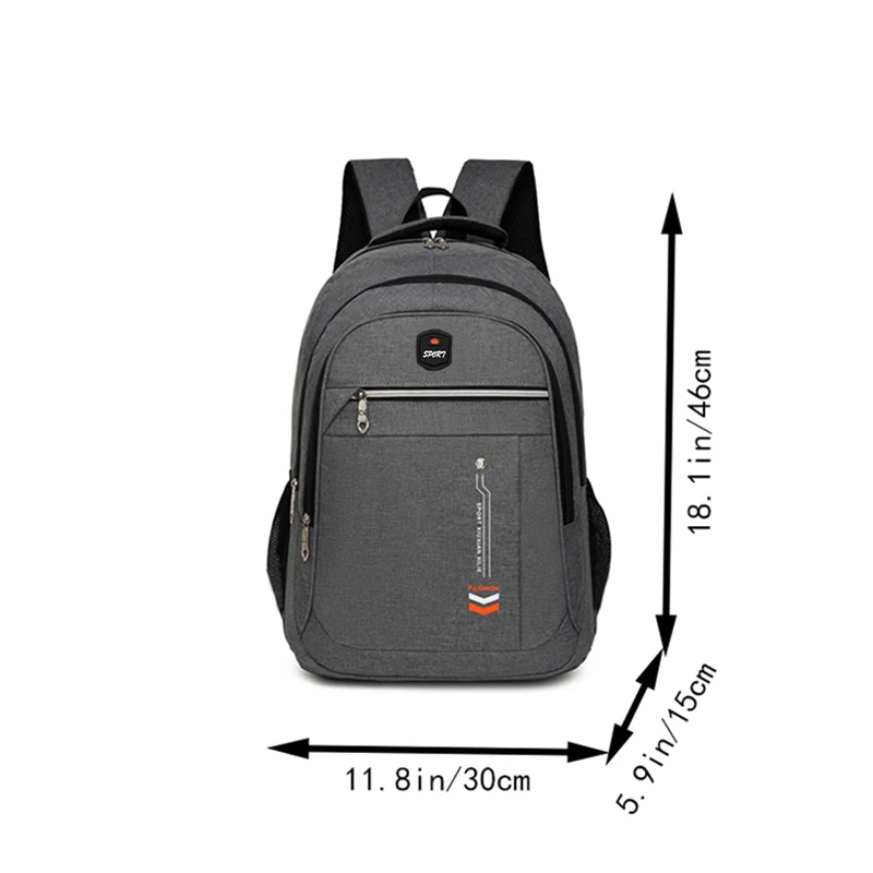Neutrale quadratische Tasche für Männer und Frauen, Geschäftsreiserucksack, Freizeitreisetasche, Outdoor-Arbeitsgepäckrucksack
