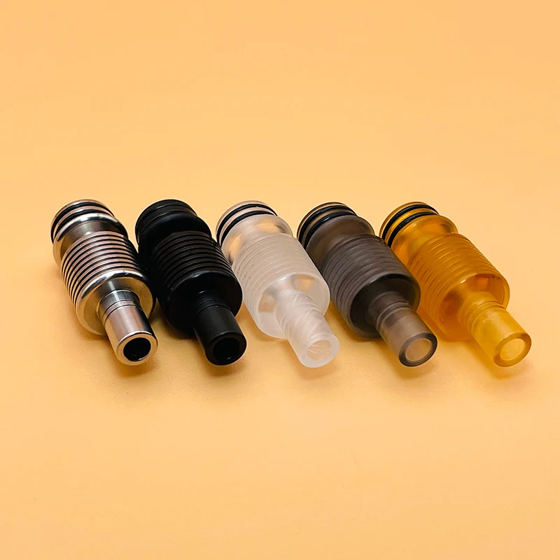 Boquilla de goteo larga DSX 510 mtl 316ss pc material pom resistente al calor para flash e vapor rta, atomizador de tanque, accesorio para vapeo