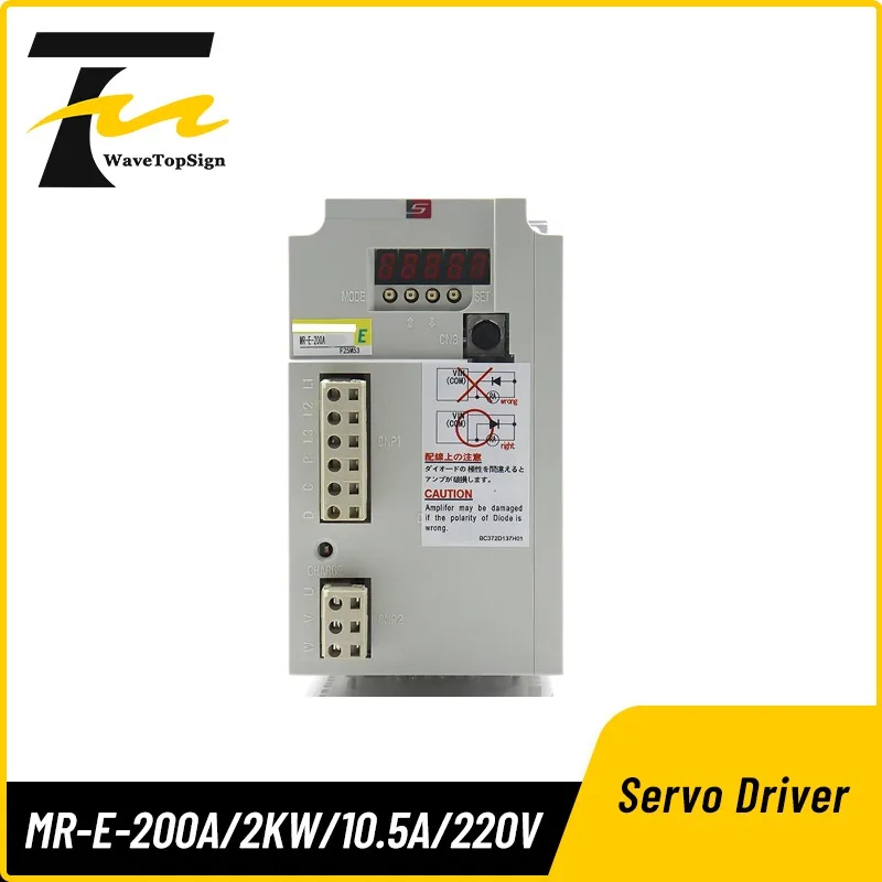 wavetopsign Original Japan Servo Driver MR-E-200A 2KW 200-240V 10.5A