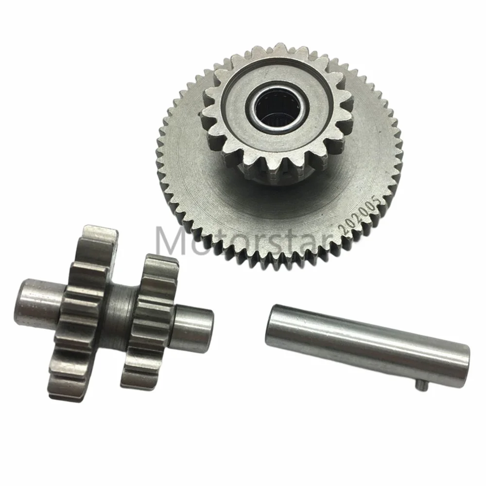 18 Tooth Engine Reduction Gear Assembly Starter Idler Fit For 200CC 250CC ATV Quad Assy CG200 CG250