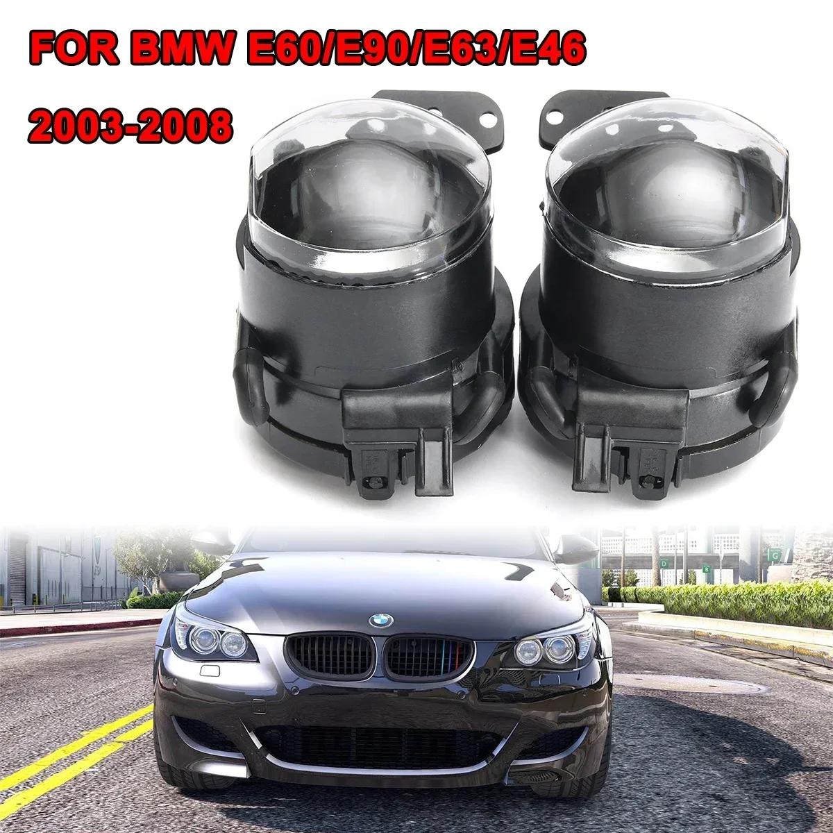 

2 шт., передние противотуманные фары для BMW E60 E90 E63 E46 323i 325i 525i