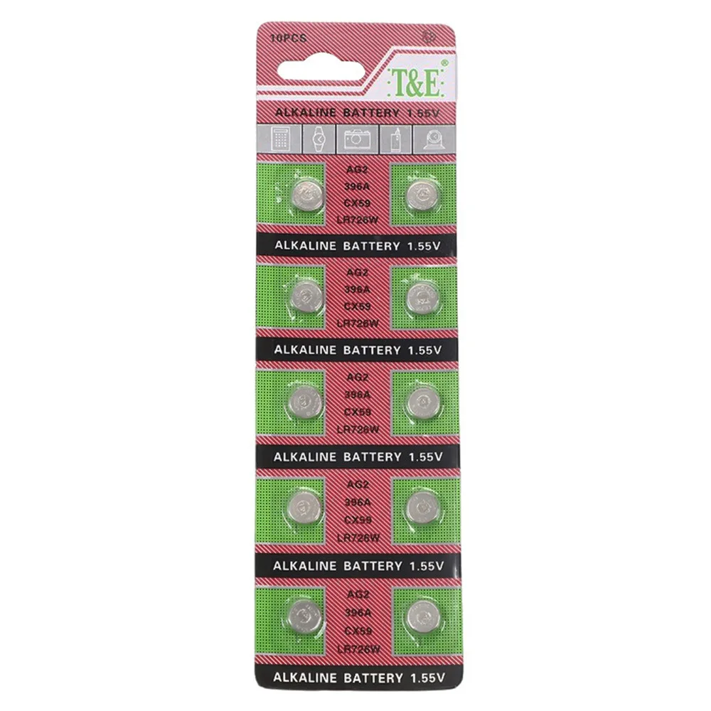 10PCS AG0/AG1/AG2/AG3/AG4/AG5/AG6  1.55V Button Batteries For Watch Toys Remote SR521SW D379 RW327 Cell Coin Alkaline Battery