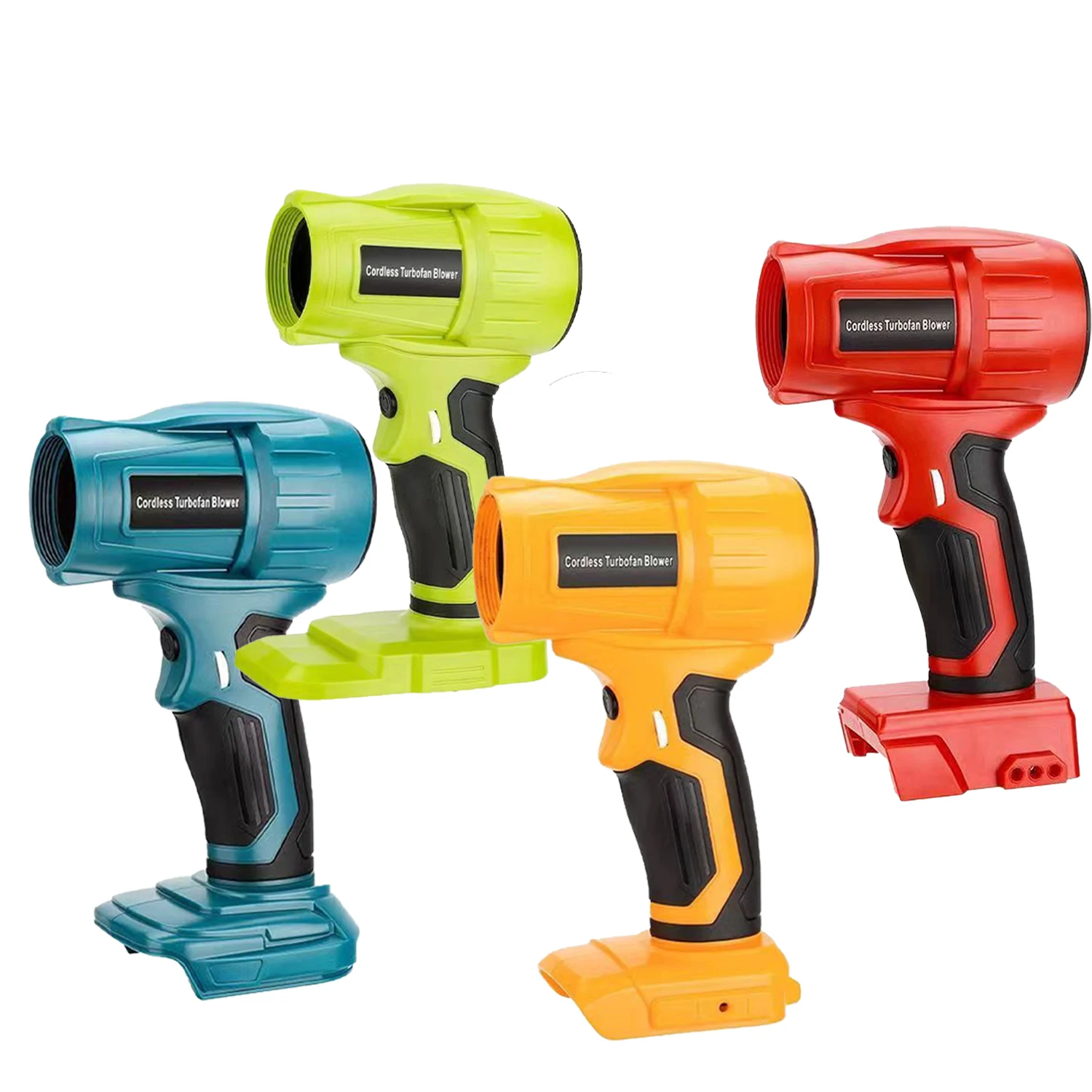 High Power Turbo Jet Fan Handheld Multifunctional Blowing Dryer Home Leaf Blower Car Dust Blower 18-20V Battery