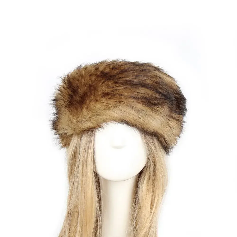 Ski Sneeuw Oorwarmer Nepbont Hoofdband Vrouwen Oorbeschermer Pluizige Russische Caps Outdoor Winter Hoeden