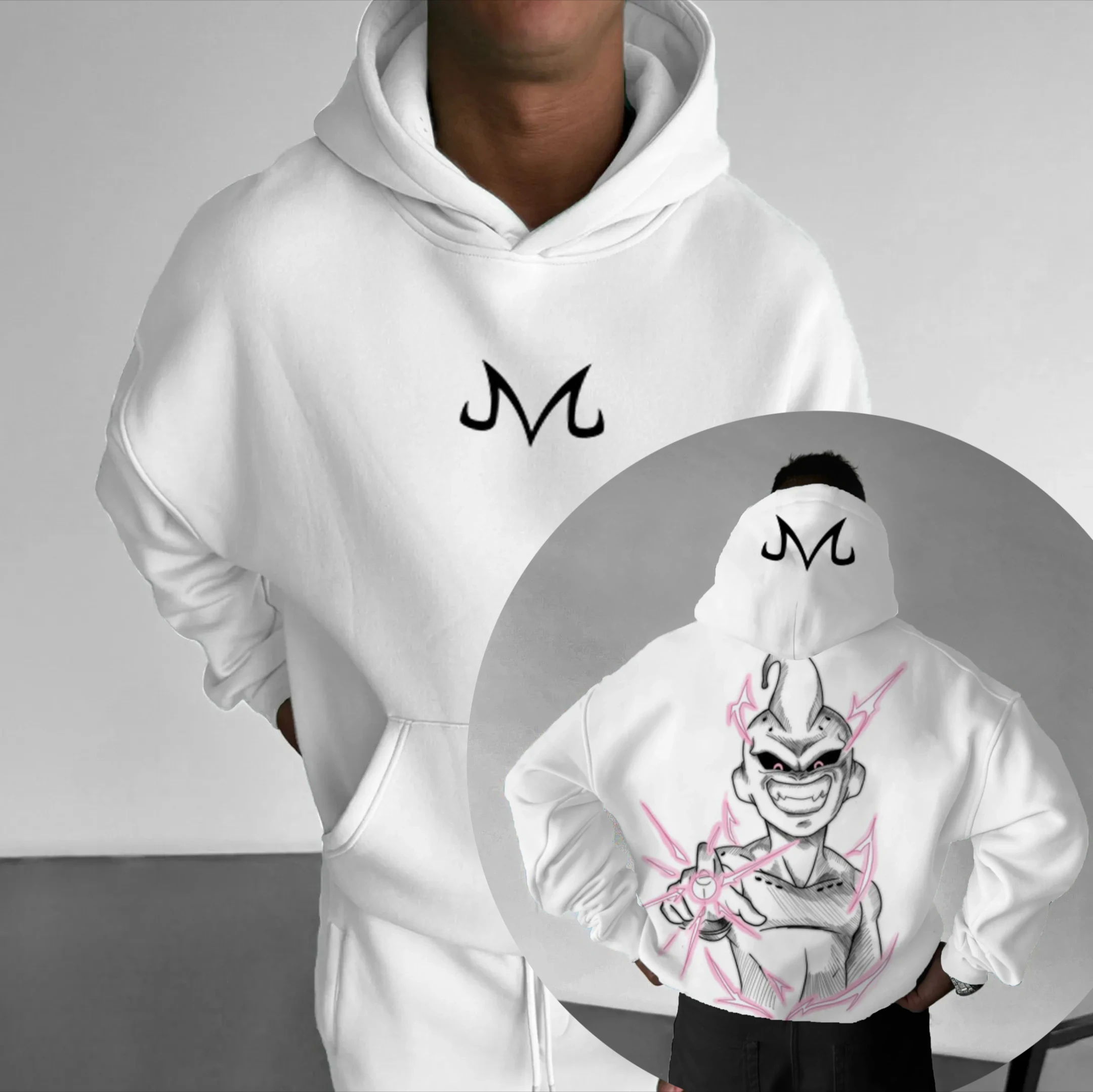 

Dragon Ball Autumn and Winter Japanese Hot-blooded Animation Classic Characters Comfortable Hoodies for Men and Women Couples