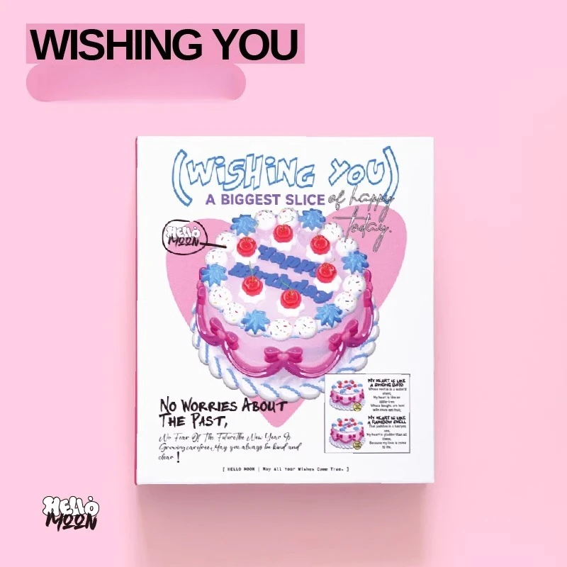 Cute Cake Themed Big A5 Card Album, 4-Pocket Hardboard Binder for K-Pop Idol Photos & Polaroid Collection Korean 포카 바인더