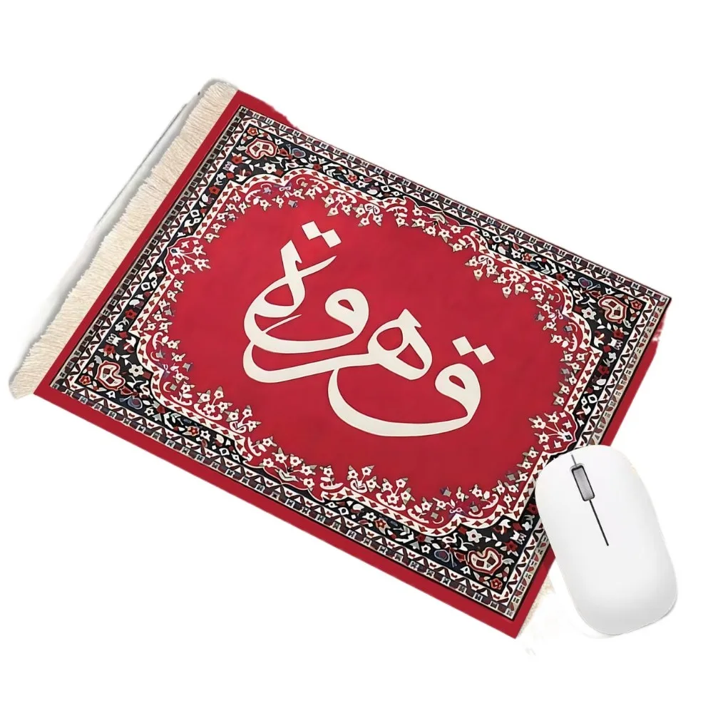 Pet Pad Bohemia Persian Mouse Pad with Tassel Anti-slip Gaming Mouse Pads Durable Rectangle Shape Desk Mat Gaming Setup