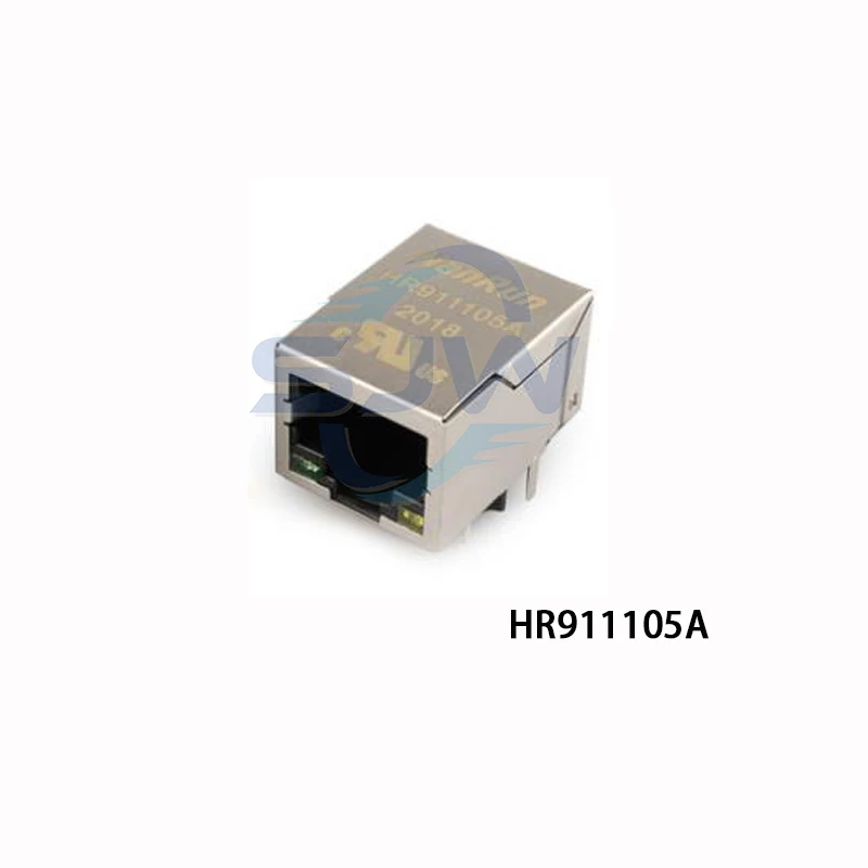 HR911105A HR911105 plug-in component Ethernet connector (RJ45 RJ11) RJ socket with LED