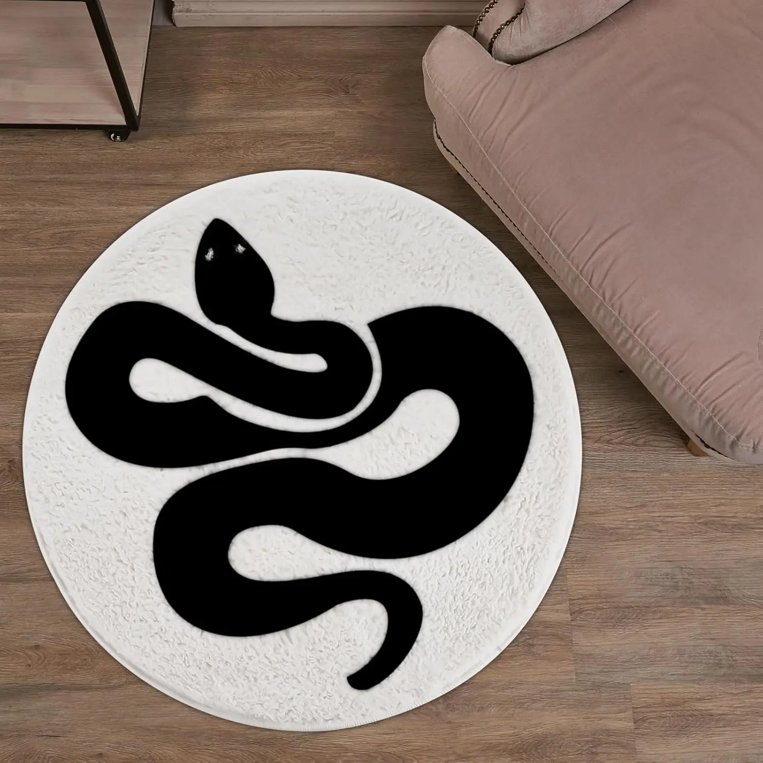 Sexy snake pattern carpet garage living room kitchen simple housewarming gift imitation cashmere non-slip decorative carpet