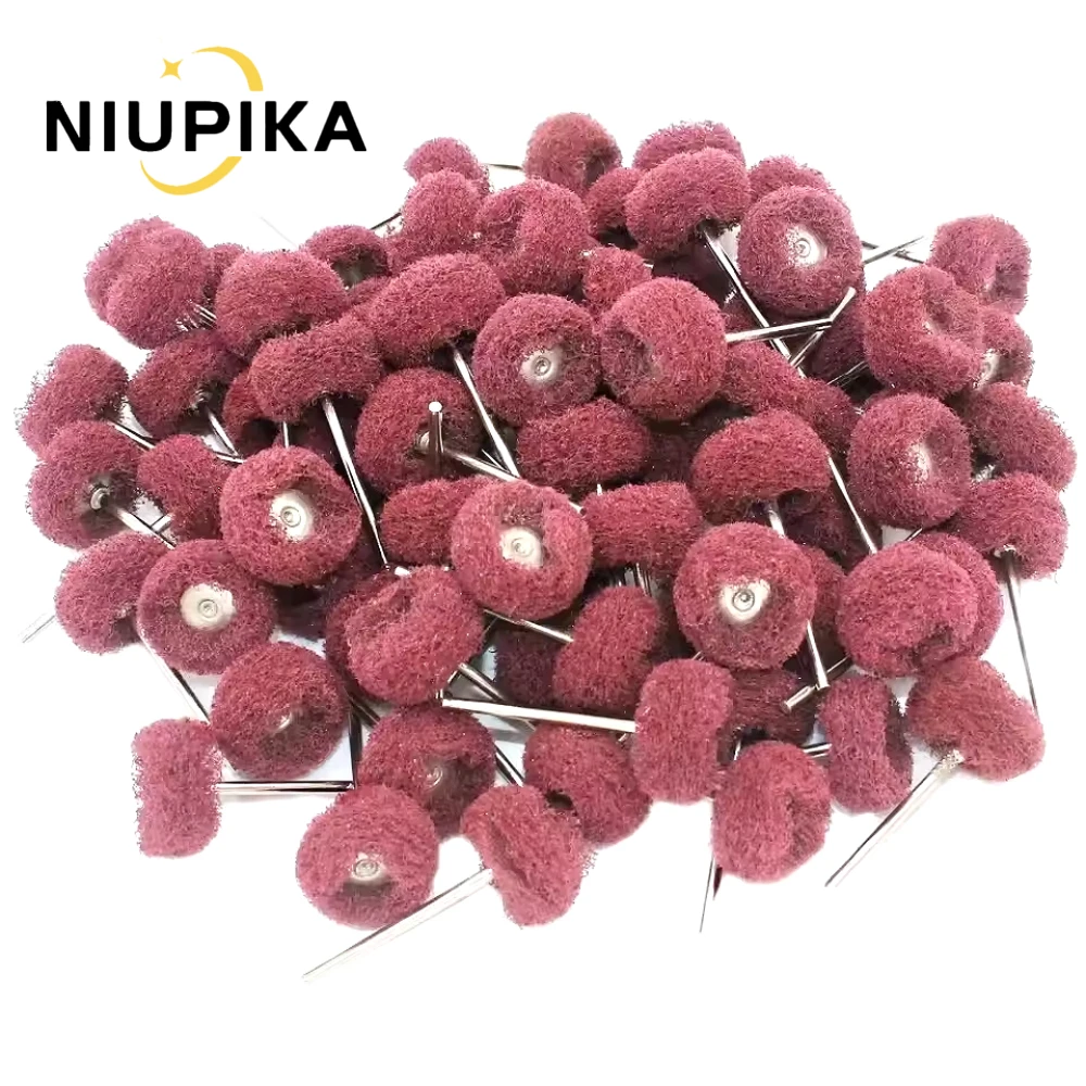 NIUPIKA Mandrel Fine Abrasive Wheel Kit for Rotary Polishing Tool, Grinding, Buffing, Polishing Wheel, 2.35mm/3.0mm Shank