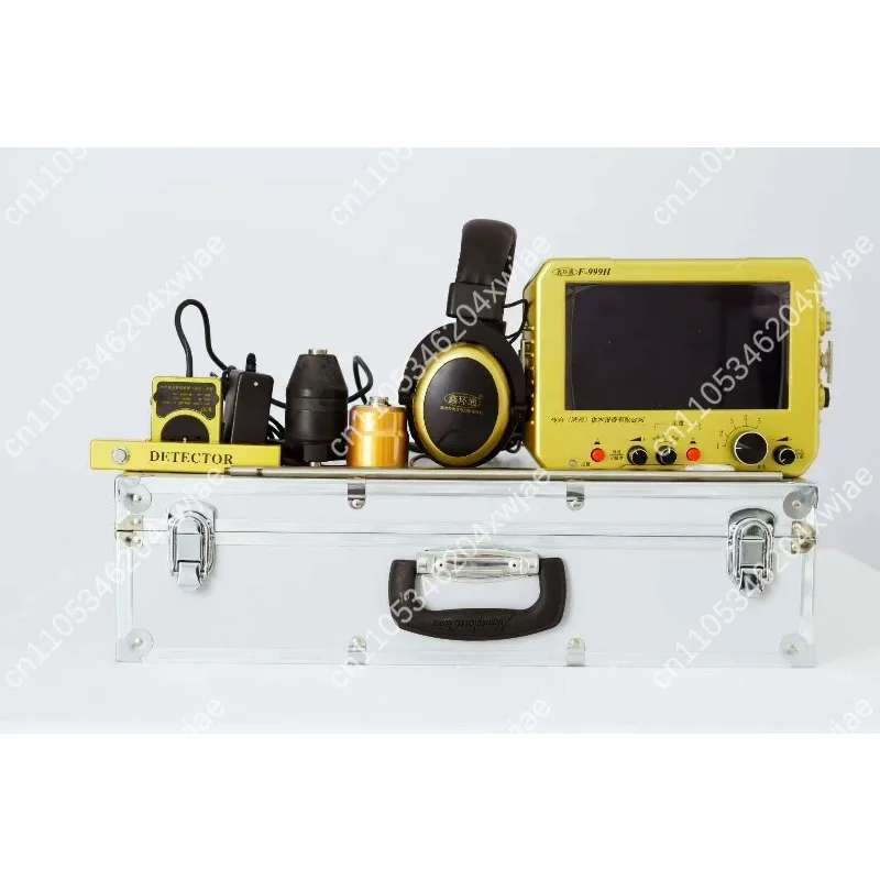 F-999H Leak Detector High Precision Underground Pipe Leakage Locator for Indoor Outdoor Plumbing