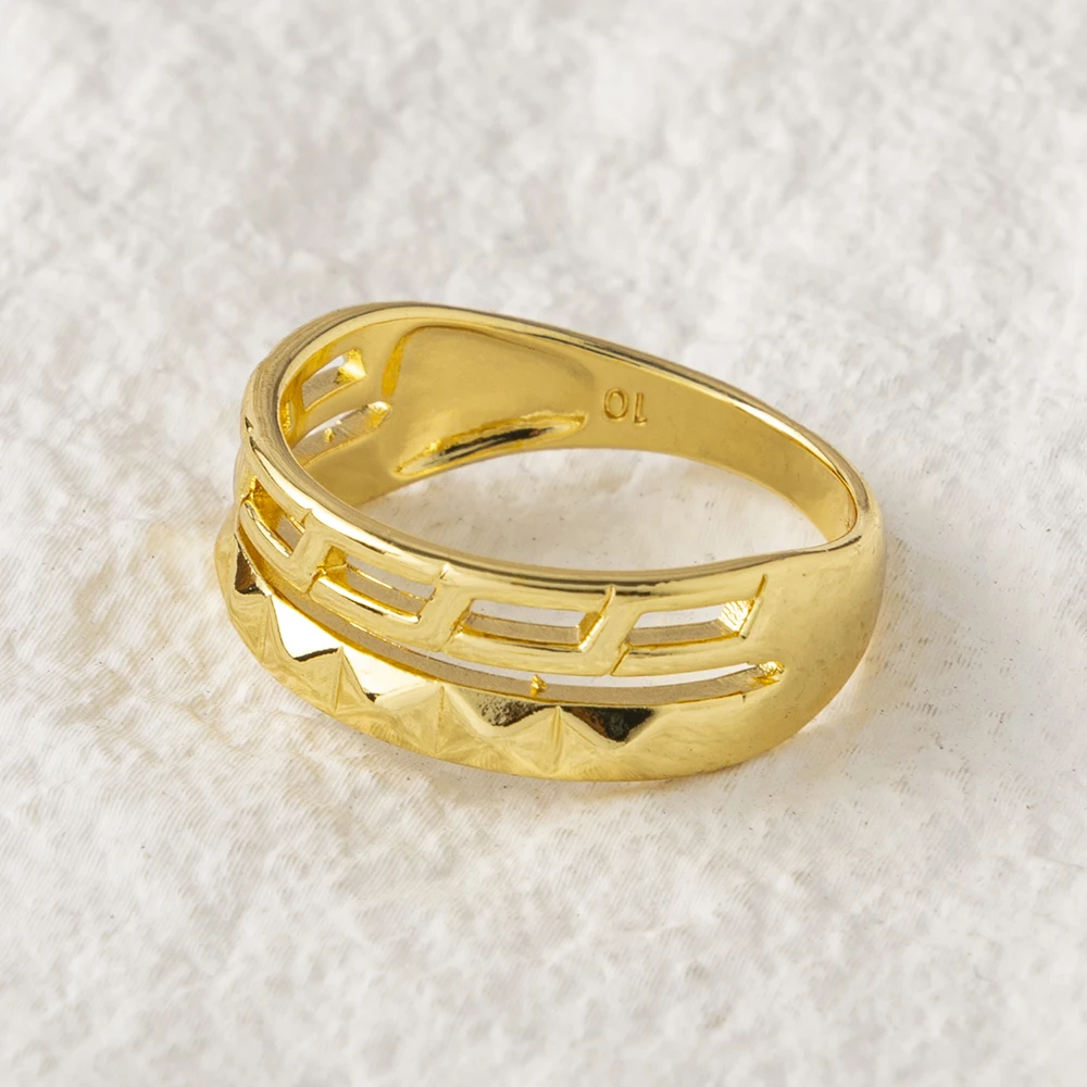 LUIZADA Vintage Türkische Fingerringe Frauen Runde Kristall Caesar Ring Gold Farbe Ethnische Hochzeit Schmuck Ring – Detail 31