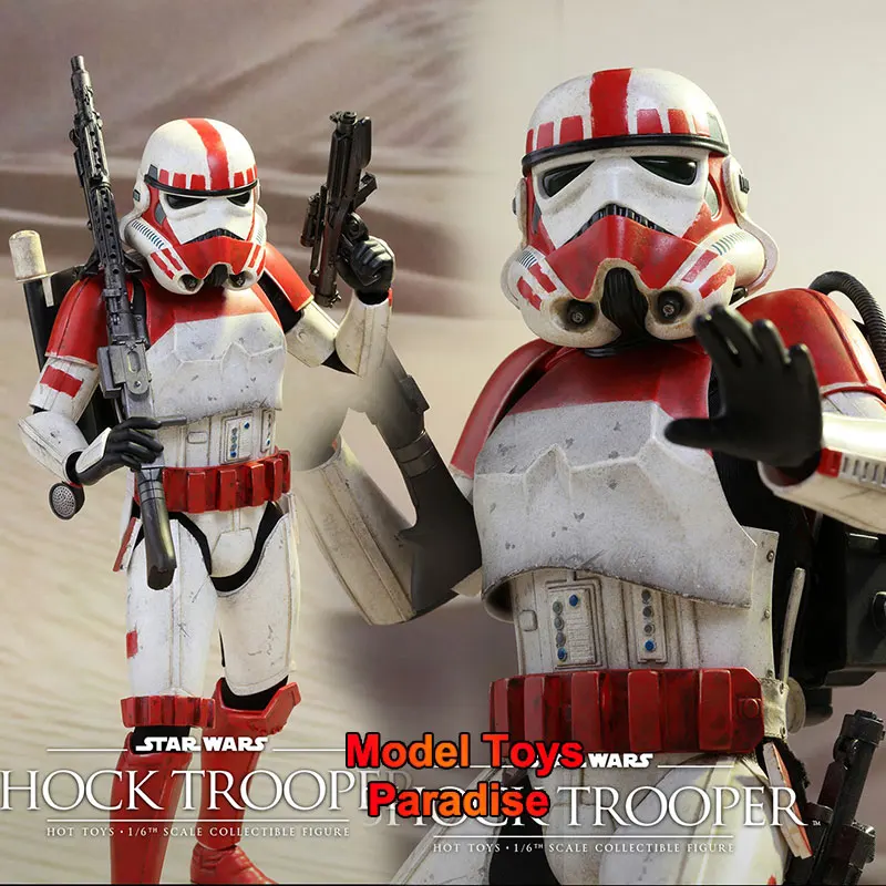 Original HotToys VGM20 1/6 Men Soldier Star Wars Shock Trooper Full Set 12inch Action Figure Collectible Toys Gifts