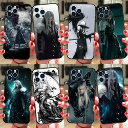 Final Fantasy Sephiroth Phone Case For iPhone 16 15 11 12 13 14 Pro Max Mini X XS XR Plus SE2 Funda Coque Capa Cover