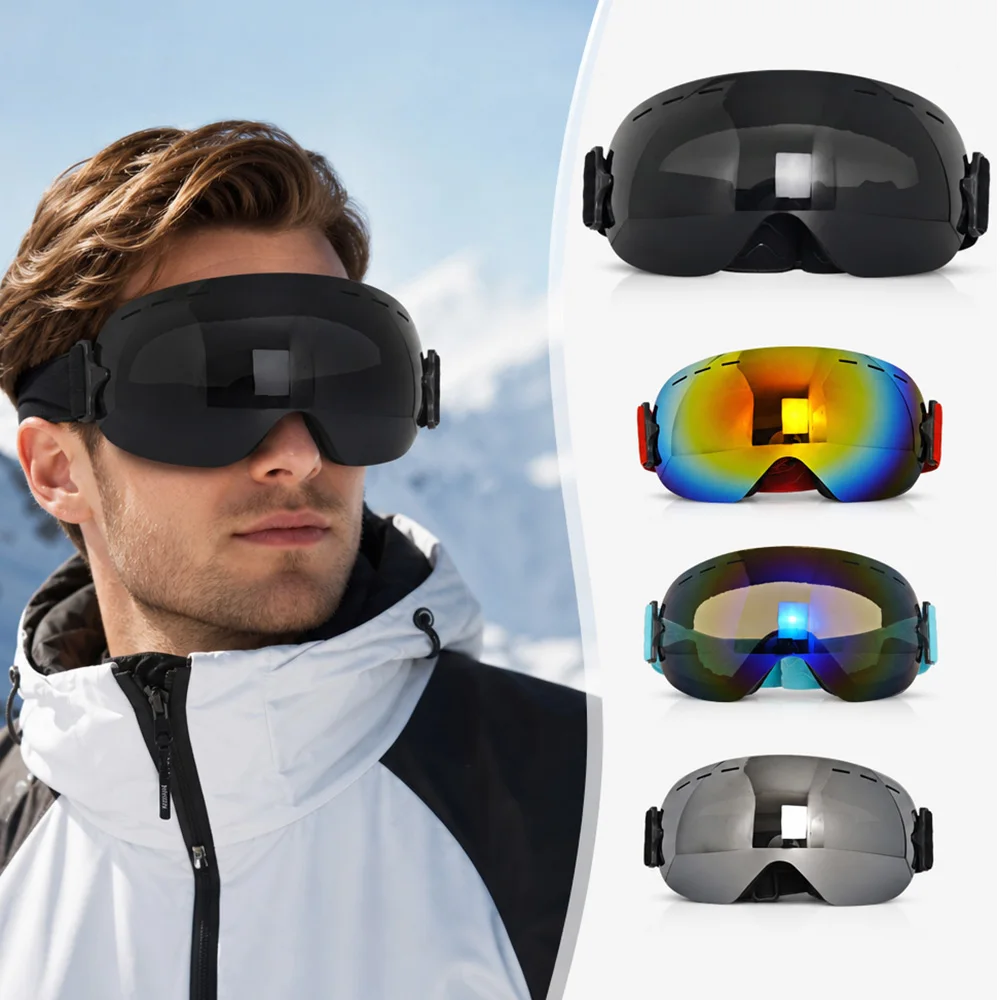 Multi-scene Winter Snow Goggles Adult Protective Eyewear, Fit for Skiing Snowmobiling Outdoor Snow Adventure