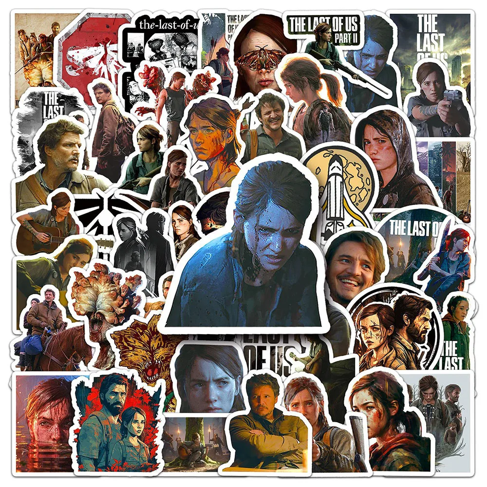 Autocollants du film The Last of Us, décalcomanies graffiti, cool, bricolage, ordinateur portable, téléphone, planche à roulettes, réfrigérateur, jouet, cadeau, vente en gros, 10 pièces, 30 pièces, 50 pièces