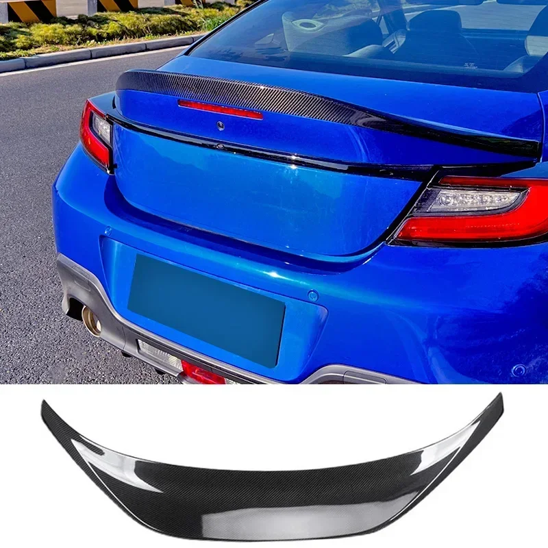 New！ Real Carbon GR86 Spoiler for Subaru BRZ ZN8 ZC8 2022+ Rear Trunk Scion FR-S Spoiler Wing Accessorie