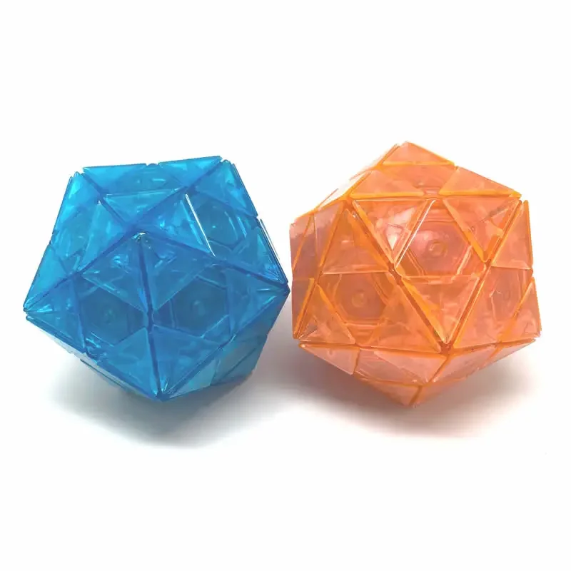 Calvin's Puzzles Zauberwürfel Evgeniy Icosahedron Karussell Dogix Standard Eiskörper Komplettaufkleber-Set DIY Denksportaufgaben Spielzeug