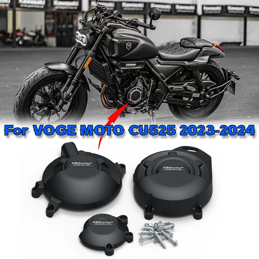 For VOGE MOTO CU525 CU 525 2023-2024 Engine Cover Motorcycle Protection Covers Protective Case Set