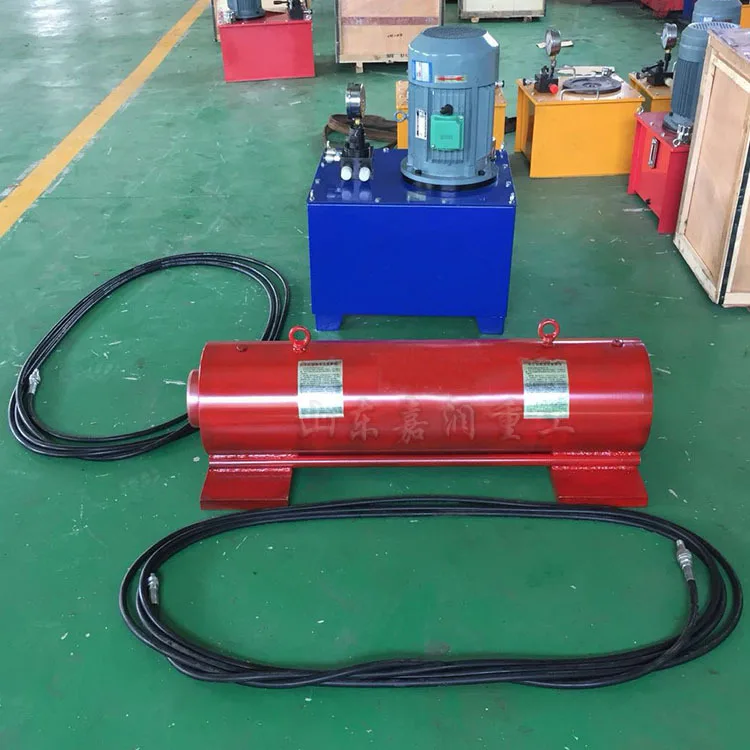 

HCY Spot large-diameter horizontal bar cement pipe jacking machine, hydraulic pipe jacking machine, one-to-two trenchless pipe j